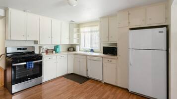 Fridge, microwave, oven, rice cooker