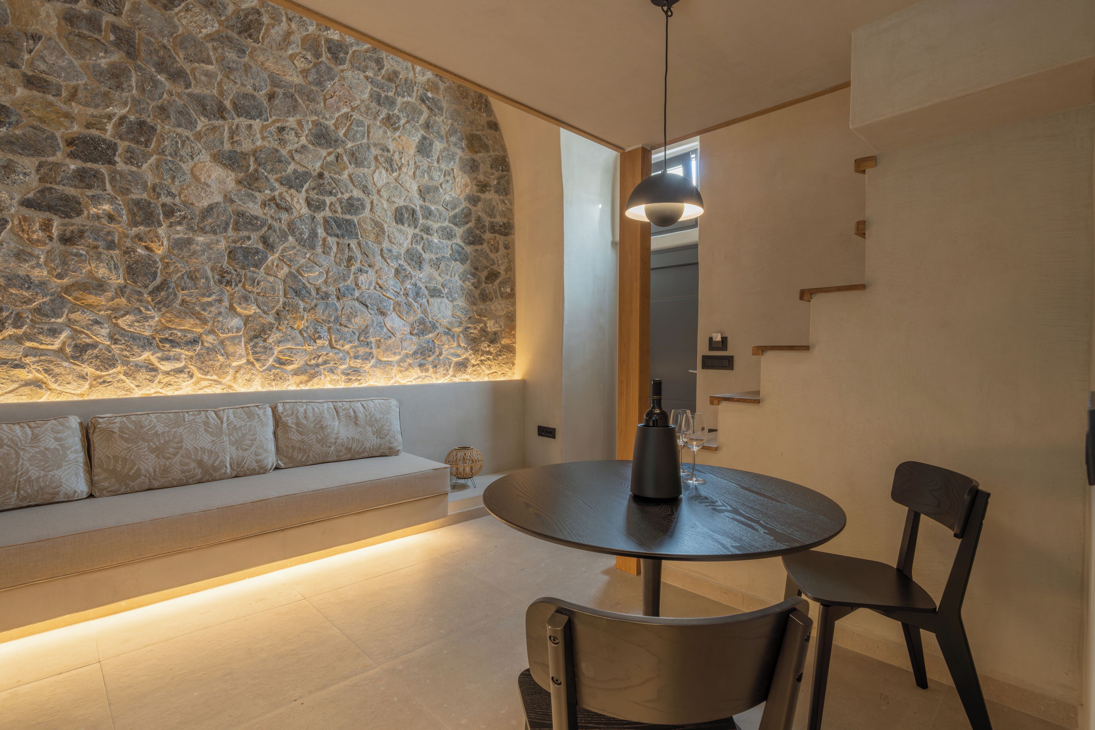 Suite with Hot Tub | Área de sala de estar