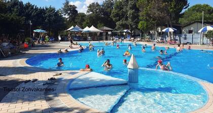 Campsitechalet in Viareggio Near sea Incl Airco