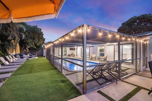 Alberca al aire libre 