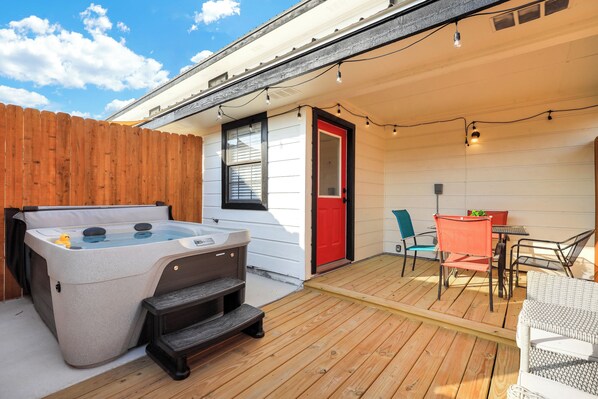 House, Multiple Beds, Pool Access, Garden View | View from room - Hero's Hideout (Canyon Lake)