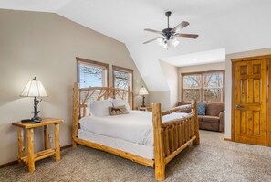 Cabin, Multiple Beds, Balcony, Mountain View (Royal Moose Lodge) | 7 bedrooms, individually decorated, individually furnished, bed sheets
