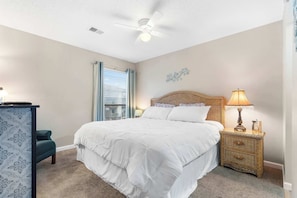 Condo, 1 King Bed with Sofa bed, Balcony, Golf View (Great Day) | 1 bedroom, individually decorated, individually furnished, free WiFi - Great Day - Picture-perfect Condo in Pointe Royale (Branson)