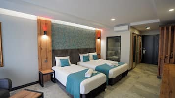 Standard Double or Twin Room, Pool View | Desk, laptop workspace, free WiFi