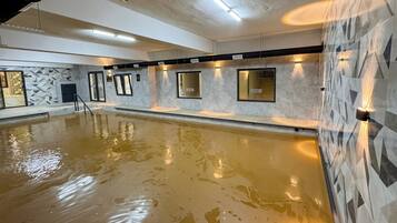 Indoor pool, outdoor pool