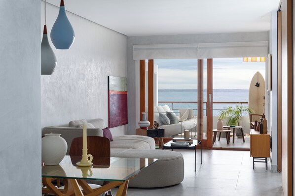 Living area - Apartamento con Vistas y Acceso al mar y Piscina (ses Illetes)