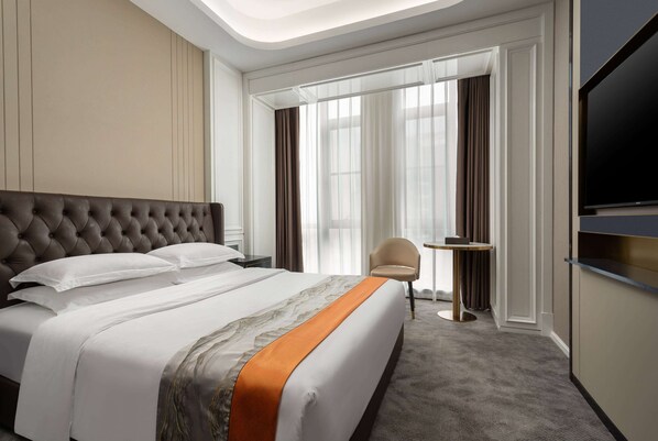 标准房, 1 张特大床, 无烟房, 城市景观