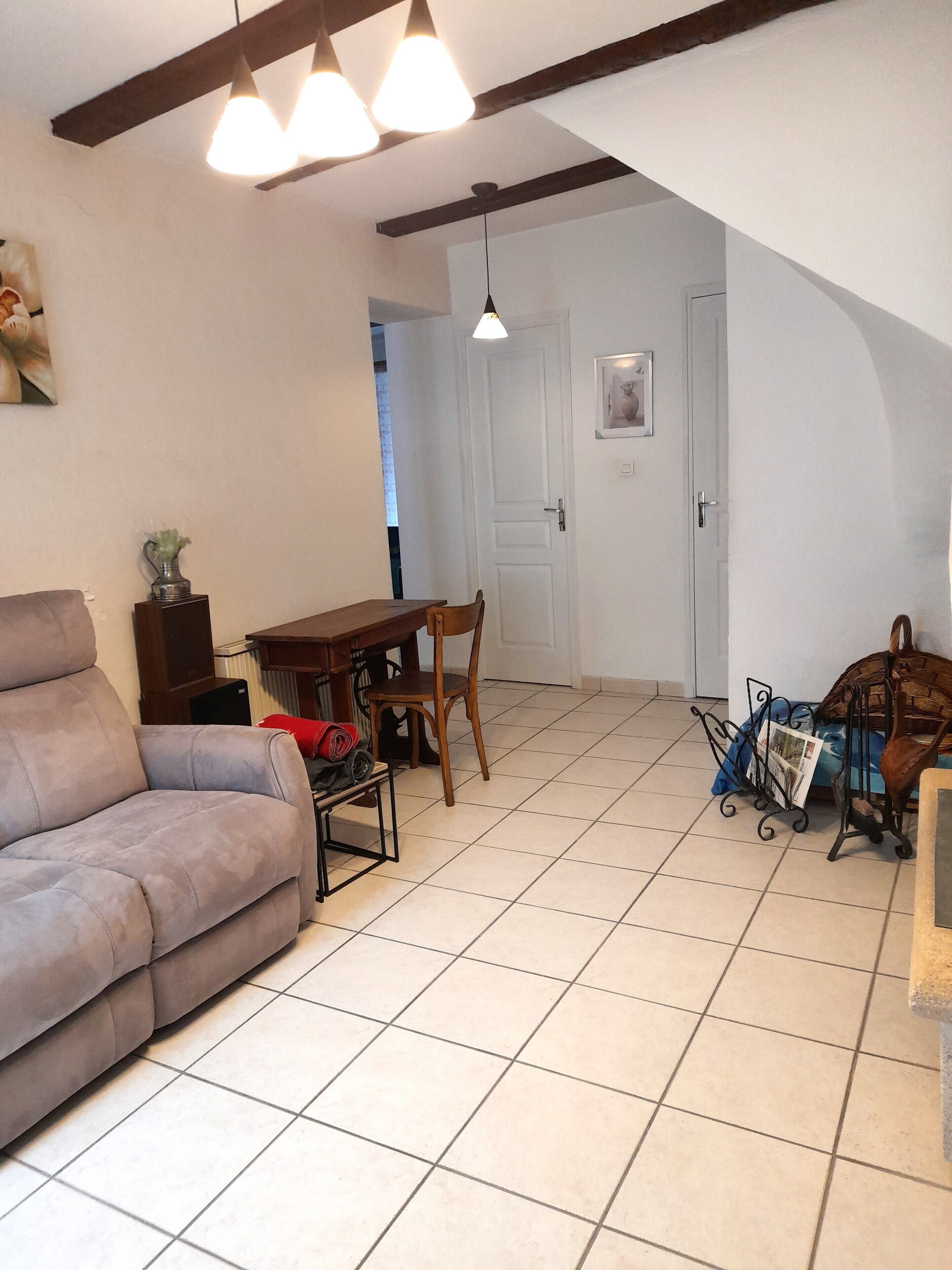 TV, fireplace, DVD player, books