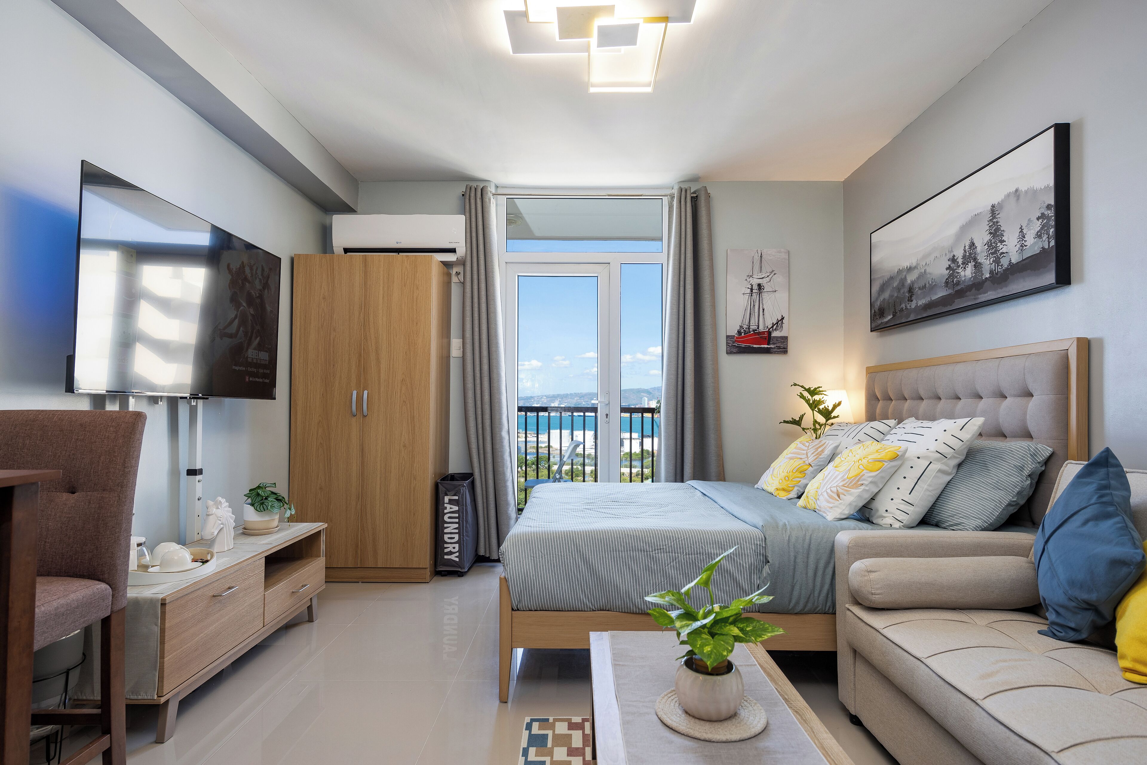 1 slaapkamer, een strijkplank/strijkijzer, wifi, beddengoed