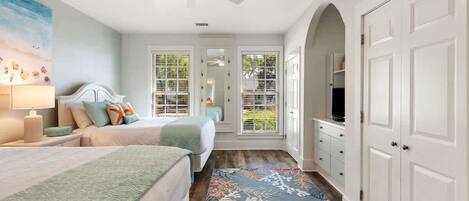 2 chambres, lit parapluie, Wi-Fi, draps fournis