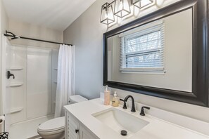 House, Multiple Beds, Fireplace, Garden View (The Vivianne) | Bathroom | Designer toiletries, towels, toilet paper