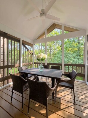 Townhome, Multiple Beds, Balcony, Golf View (Briarwood Serenity at Abbey Springs) | Outdoor dining - Briarwood Serenity at Abbey Springs Quiet 4 Bdr! (Fontana)