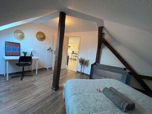 2 bedrooms, iron/ironing board, free WiFi, bed sheets - Strasbourg-chaleureux-parking-wi-fi-tv-proche Hypercentre (Bischheim)