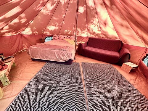 Batmans bell tent glamping farmstay