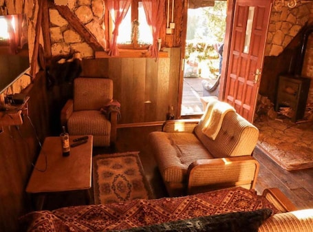 TV, fireplace. Cottage Zlodo - One Bedroom Cottage