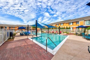 Outdoor pool - Sleepover | Airy 1BD/1BA + Balcony - OKC (The Village)