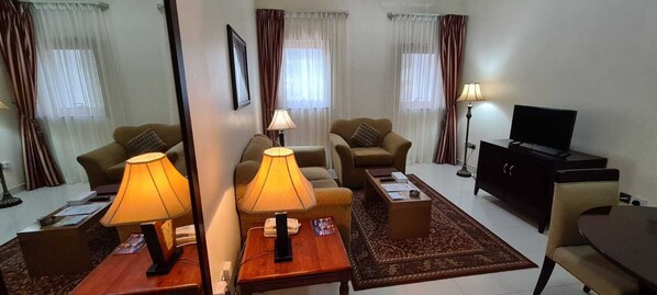 Standard Apartment | Living area | TV - Ivory Hotel Apartment (Abu Dhabi)