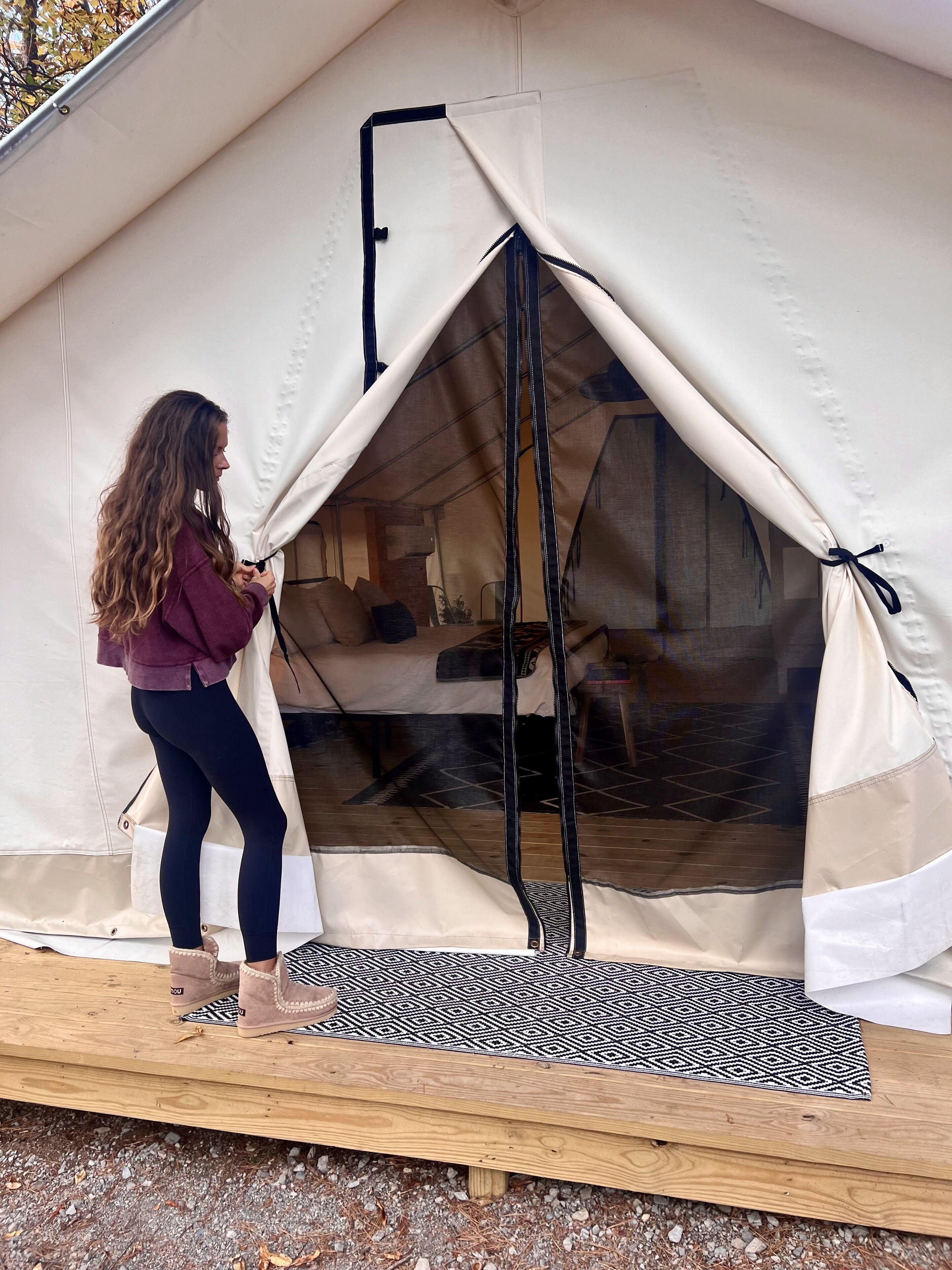 Familienzelt, Mehrere Betten, Klimaanlage | Bettwäsche aus ägyptischer Baumwolle, hochwertige Bettwaren