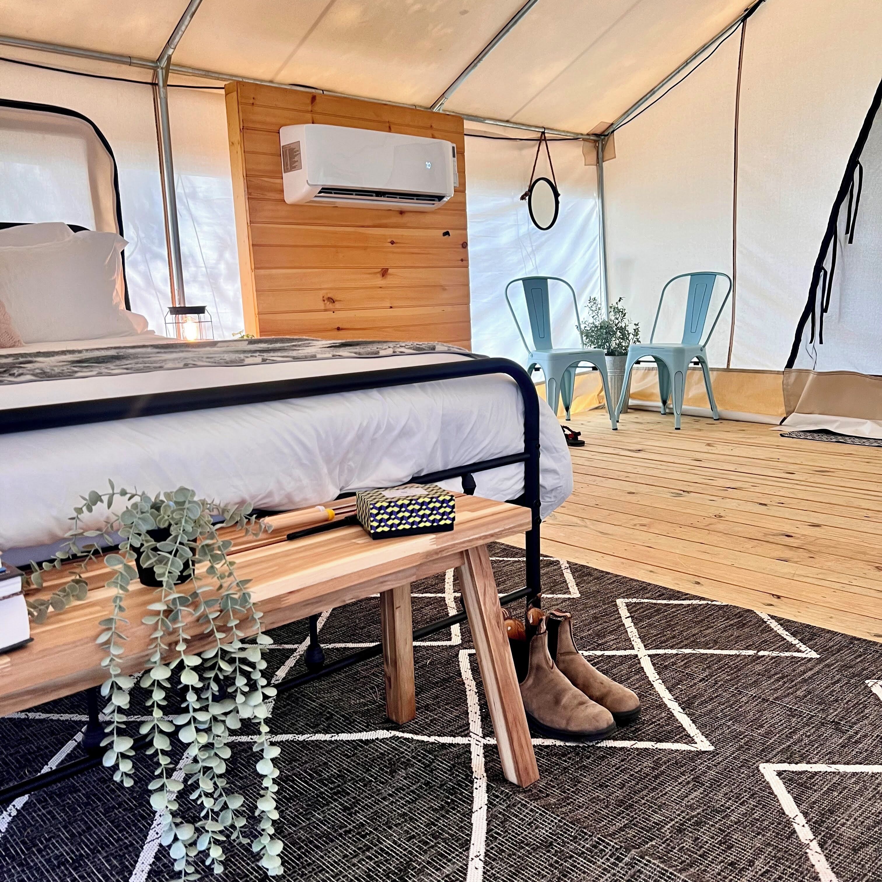 Tenda familiare, letti multipli, aria condizionata | Biancheria in cotone egiziano, biancheria da letto di alta qualità