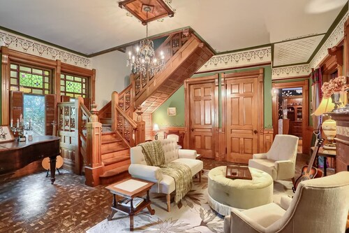 Room 4 at The Vintage Inn Boutique B&B. Gourmet food and cocktails included!