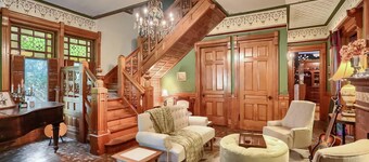 Room 4 at The Vintage Inn Boutique B&B. Gourmet food and cocktails included!