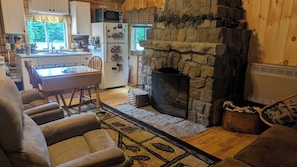 Interior - Cozy cabin in the Maine woods.  Direct access to ATV/Snowmobile trails. (Monson)