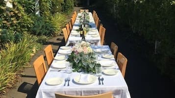 Área de bodas al aire libre