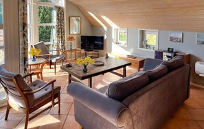 Fernseher, Kamin