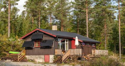 Awesome home in Setskog with lake view