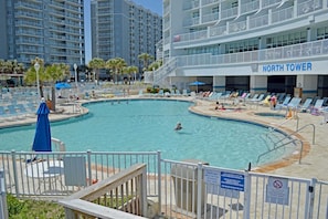 Indoor pool - Oceanfront Luxury: 3BR Condo, Sea Watch Resort, Myrtle Beach (Myrtle Beach)