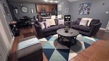 TV connectée, cheminée