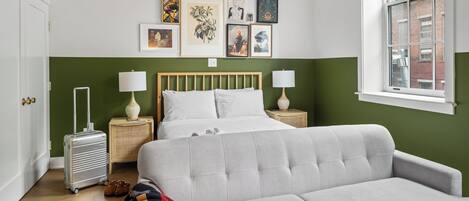 Premium bedding, pillow-top beds, individually decorated