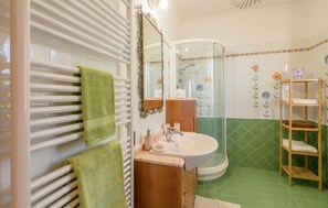 Shower, hair dryer