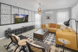 TV, offices - Industrial House- Cosy Campfire Nights + WFH Tech (Ithaca)