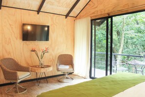 43-inch Smart TV with digital channels, smart speakers