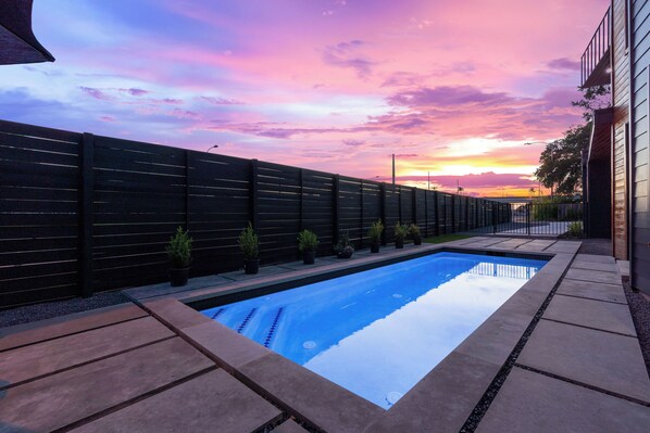 Una piscina climatizada
