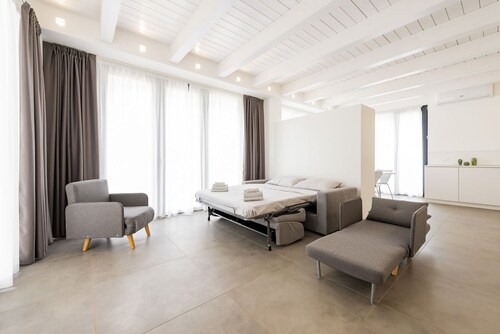 Central and Modern Studio with Terrace!