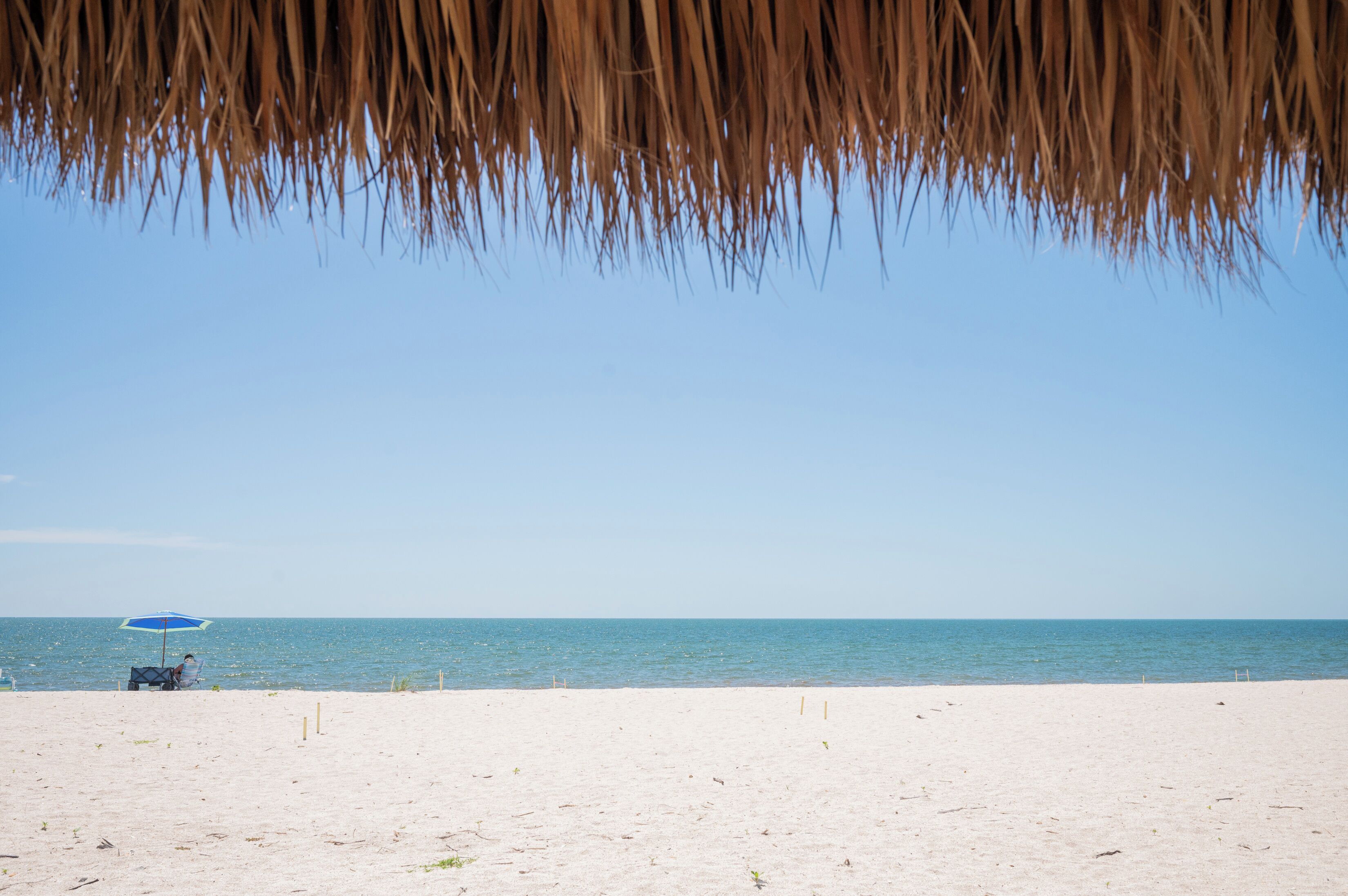 Accommodatie ligt op het strand