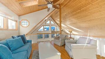 TV connectée, cheminée, jeux vidéo, lecteur de DVD