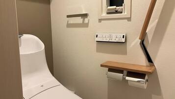 Hair dryer, towels