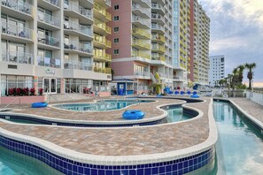 Indoor pool, a heated pool