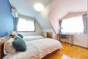 3 soverom, skrivebord, wi-fi (inkludert) og sengetøy