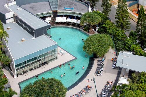 Indoor pool, outdoor pool
