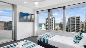 Familieleilighet, 4 soverom, havutsikt | Individuelt dekorert, individuelt innredet og wi-fi (inkludert)