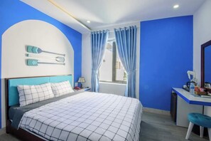 Standard Double Room, City View | Premium bedding, minibar, individually furnished, desk - Dreamy Beach Boutique Hotel (Da Nang)