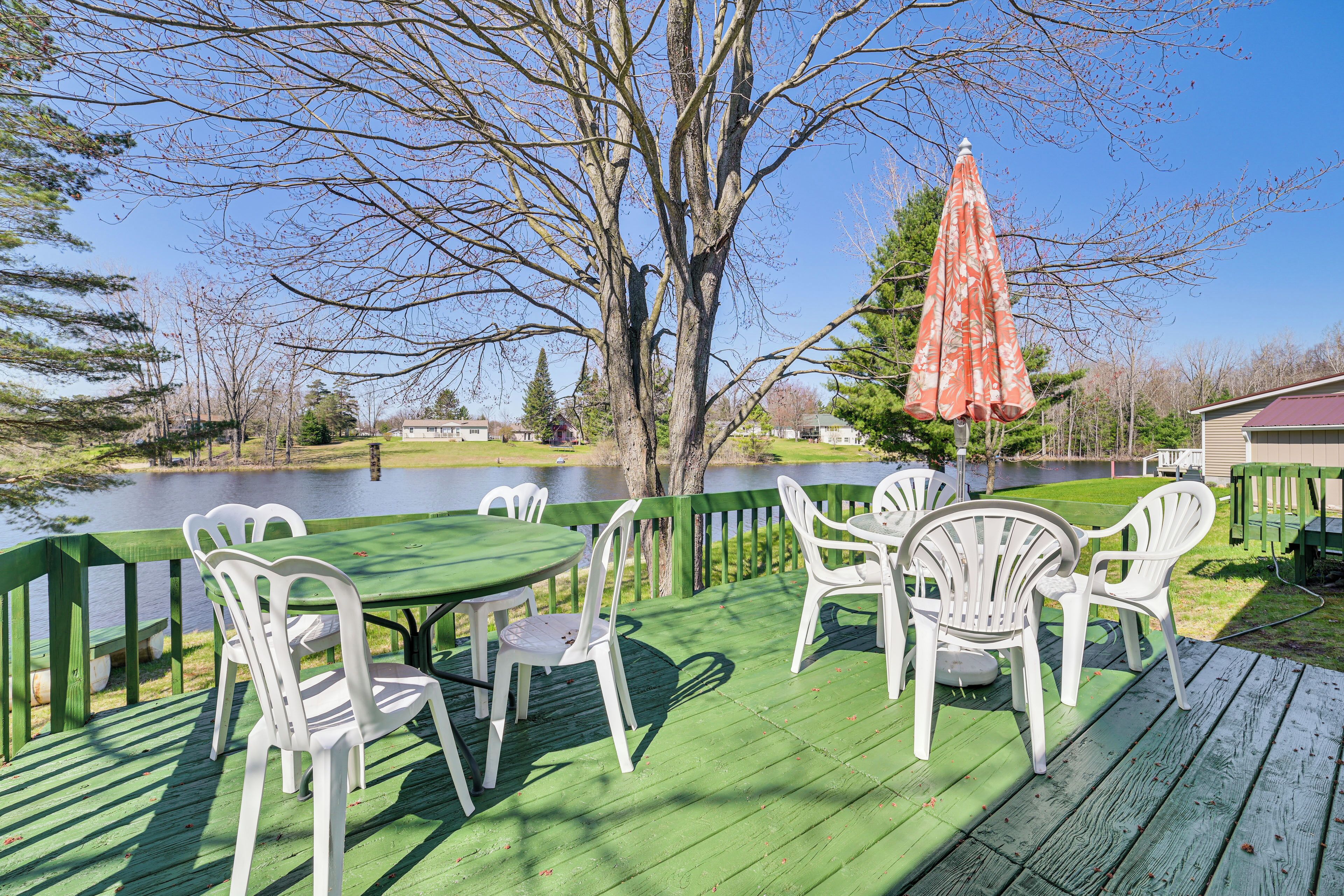 Peaceful Lakefront Home w/ Deck in West Branch!