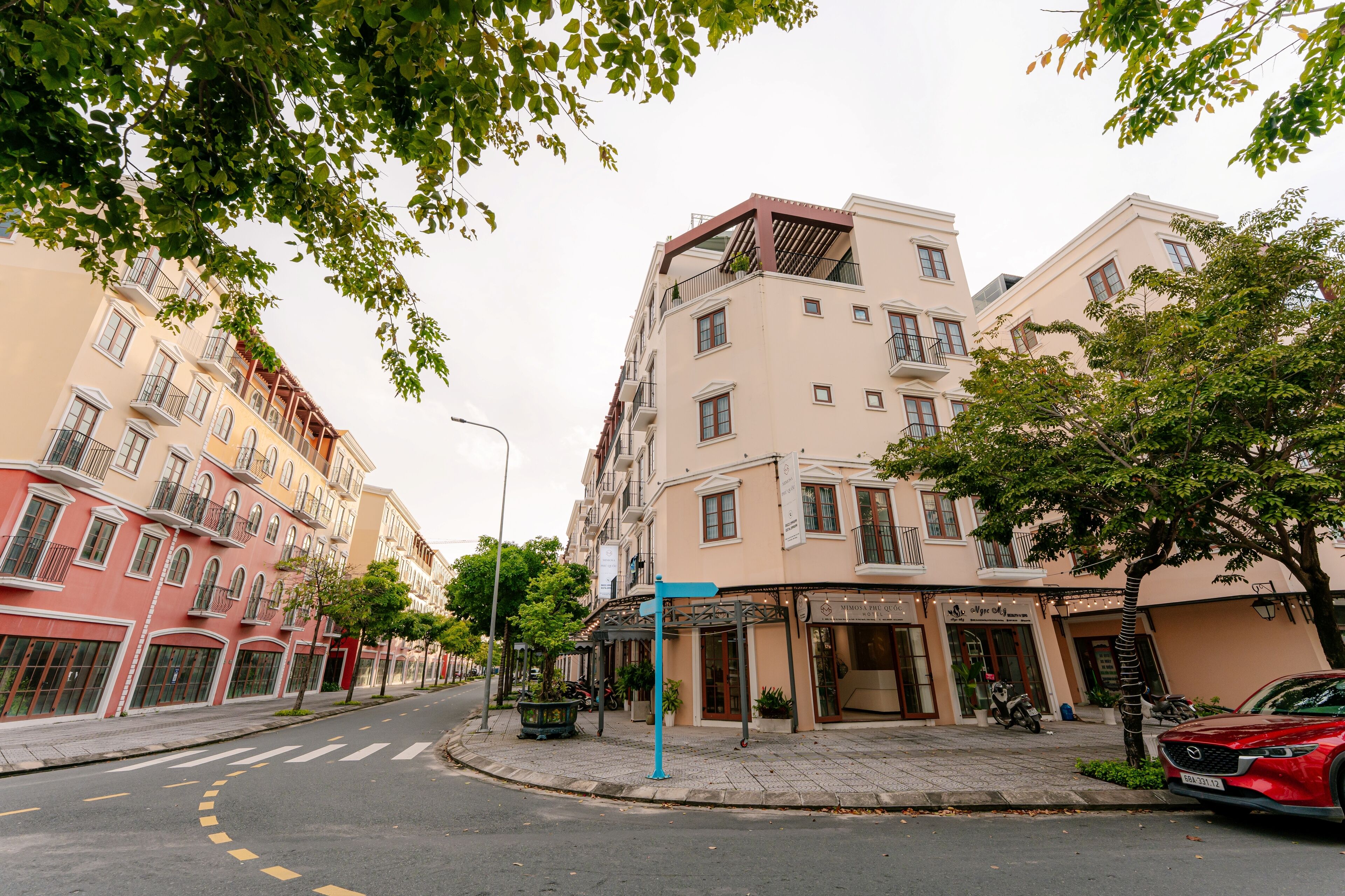 Fassade der Unterkunft