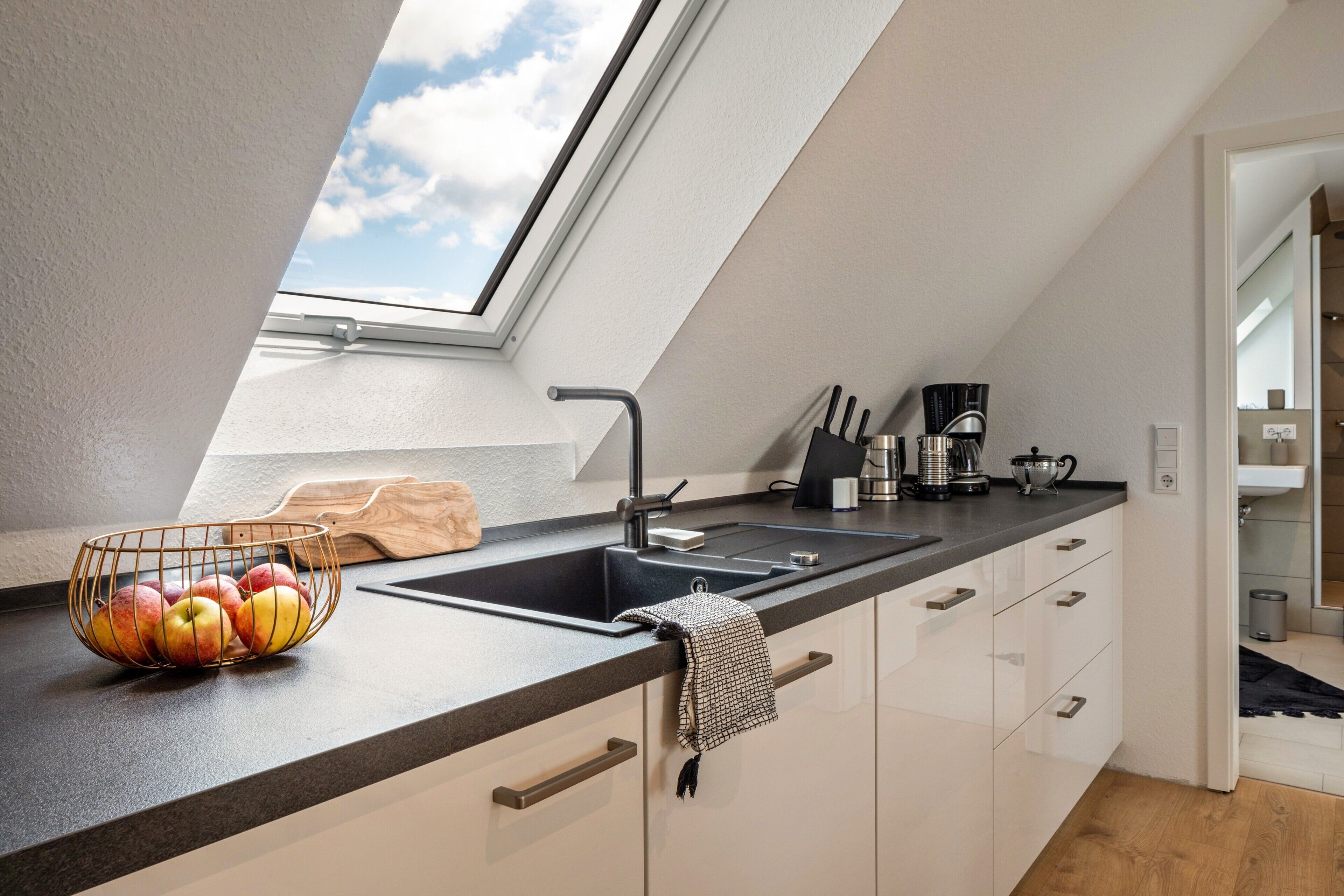 Kühlschrank, Ofen, Herdplatte, Geschirrspüler