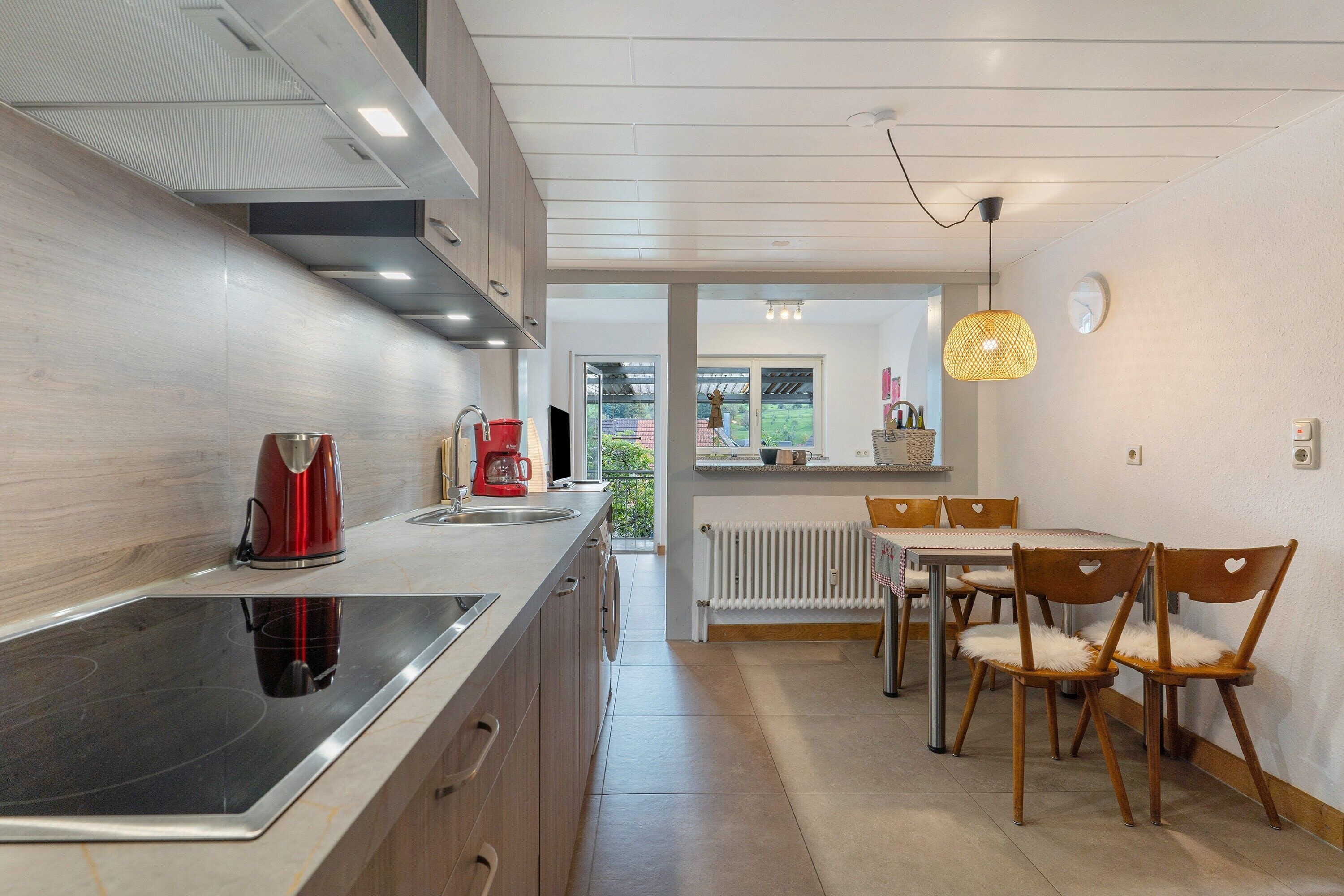 Refrigerador, horno, parrilla de estufa y lavavajillas 