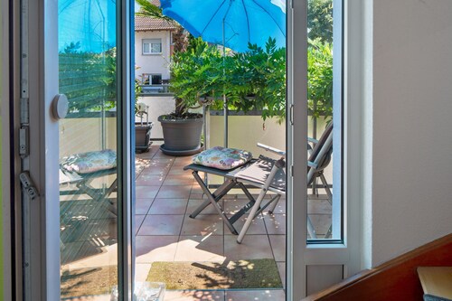 Ferienwohnung 'Haus Birkenmeier' mit Bergblick, privater Terrasse und WLAN